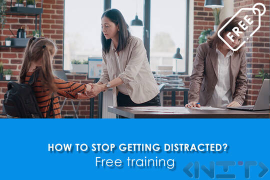 Free training "How to stop getting distracted?"