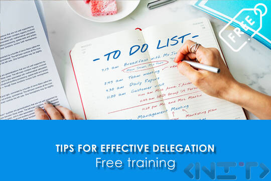 Free online microlearning "Tips for effective delegation"