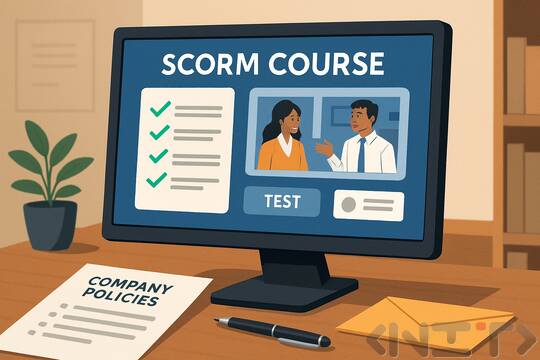SCORM onboarding course: how to turn company rules into trackable online training
