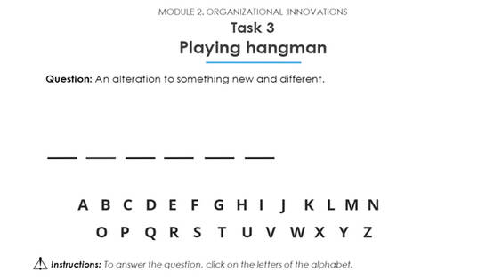 Playing hangman