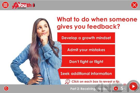 Case study: Feedback (interactive online course)