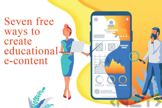 E-learning content with free tools