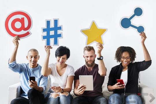More effective training with social networks