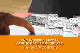 Online course How to write an email? Basic rules of email etiquette