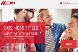 Case study: Negotiation skills (interactive online course)
