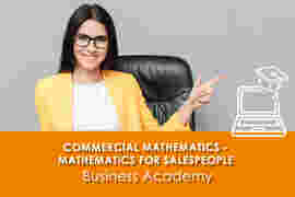 Online Course Commercial Mathematics - Mathematics for Salespeople 